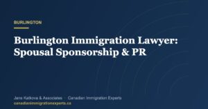Burlington waterfront and Skyway representing immigration lawyer services for spousal sponsorship and permanent residence
