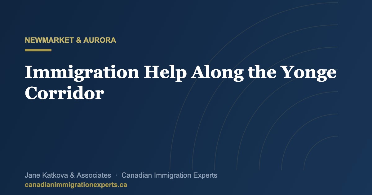 Immigration lawyer advising a Newmarket and Aurora professional couple by video consultation