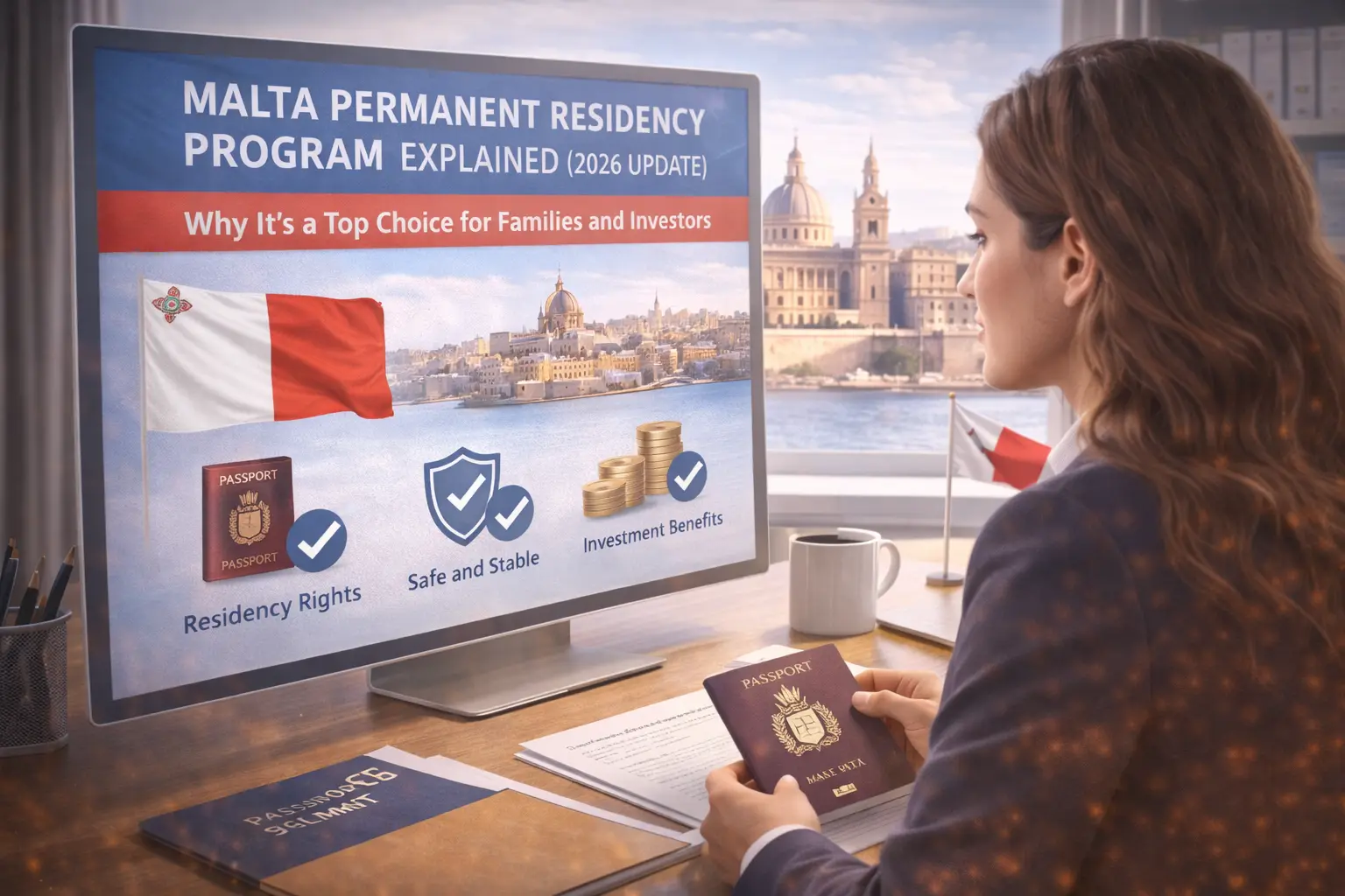 Malta Permanent Residency Program for families and investors